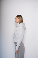 Chrome Clover Cropped Zipper