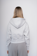Chrome Clover Cropped Zipper