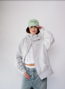 Chrome Clover Zipper