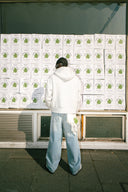 Chrome Clover Zipper