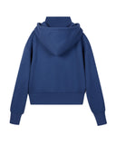 CC Cropped Zipper Blue